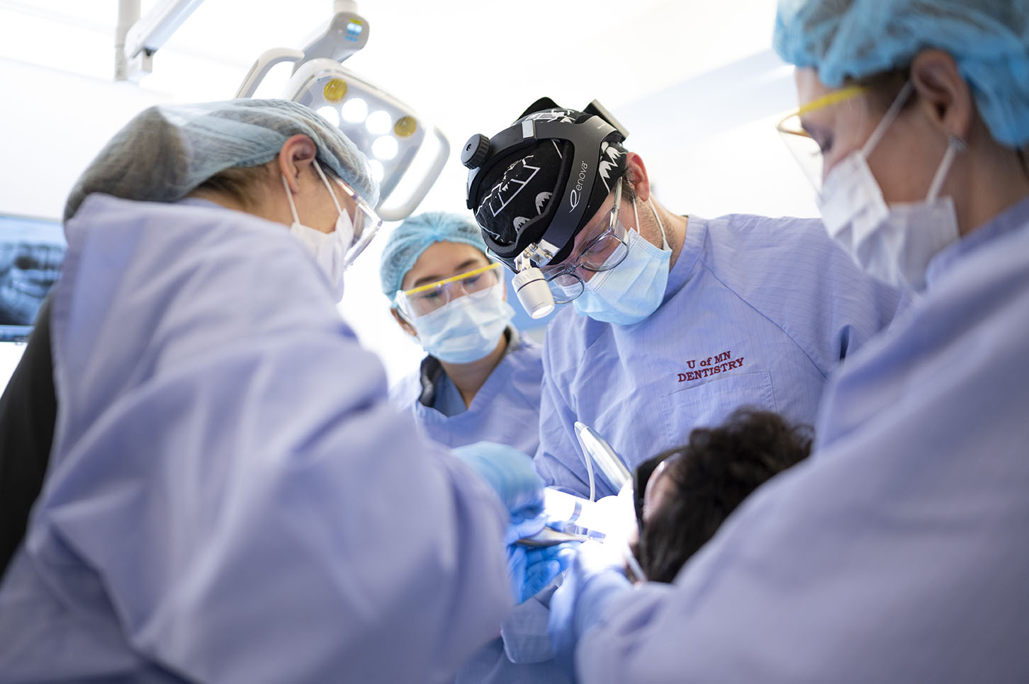 Oral and Facial Surgery residents care for a patient